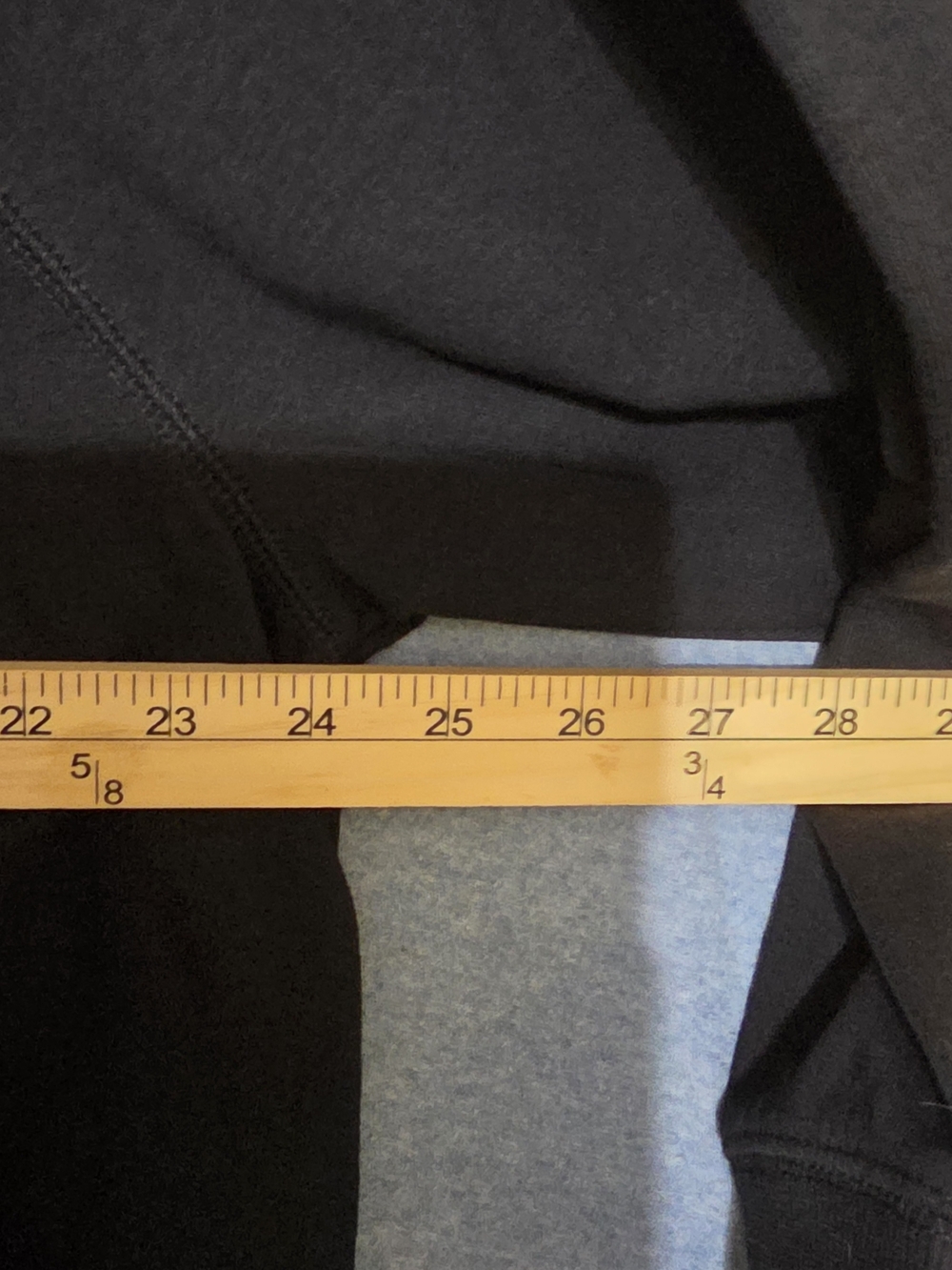 Old Navy Black Lightweight Sweatshirt with White "Free Spirit" Graphic - Picture 3 of 6